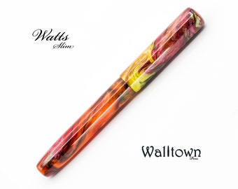 Kataloa Sound | Watts Slim Model | #6 Jowo Nib | Handmade Fountain Pen