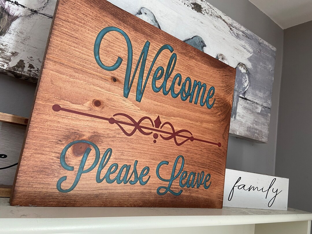 Welcome Sign - Etsy