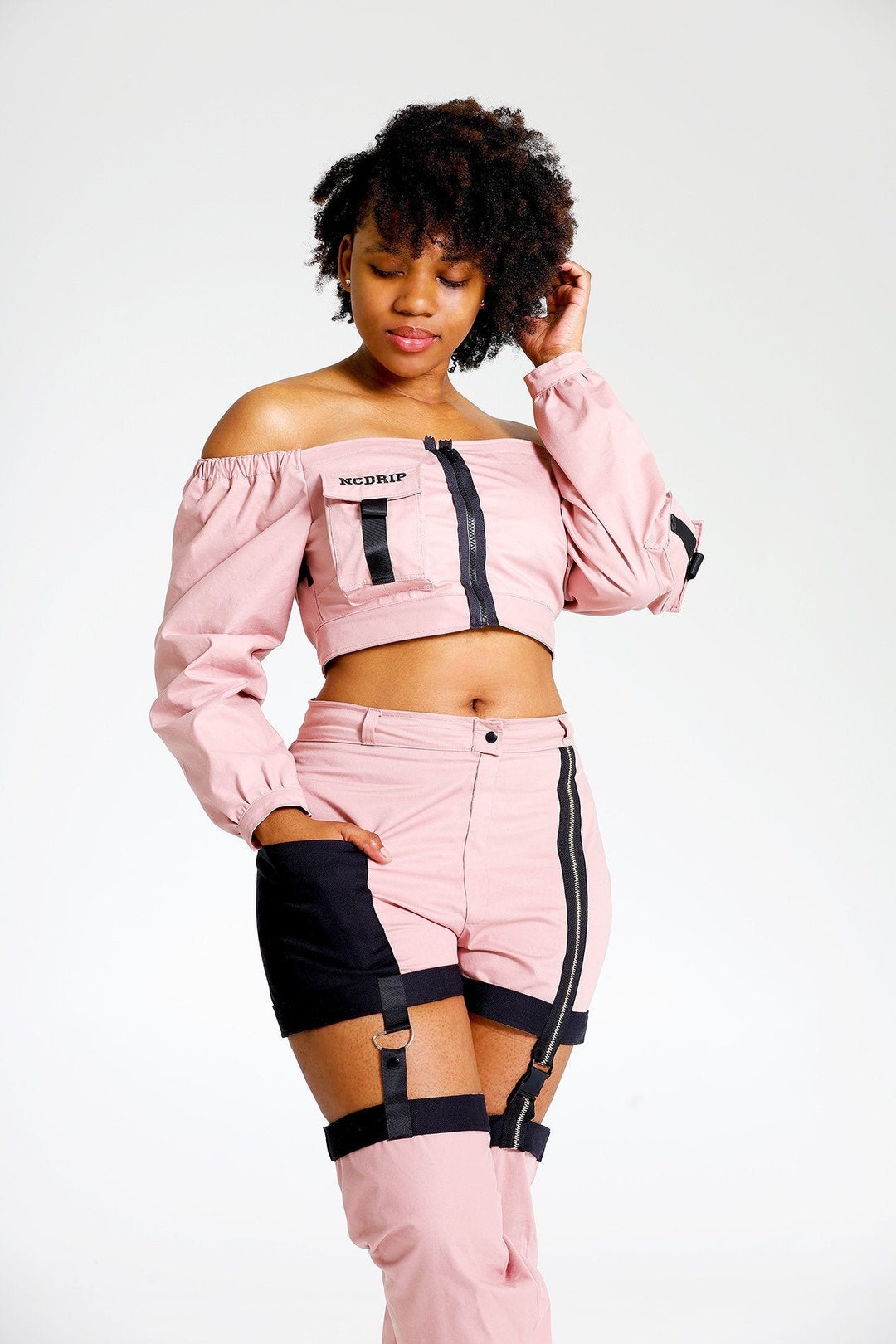 Call Me Maybe Pink Crop Top Womens Crop Top Womens Tops Etsy