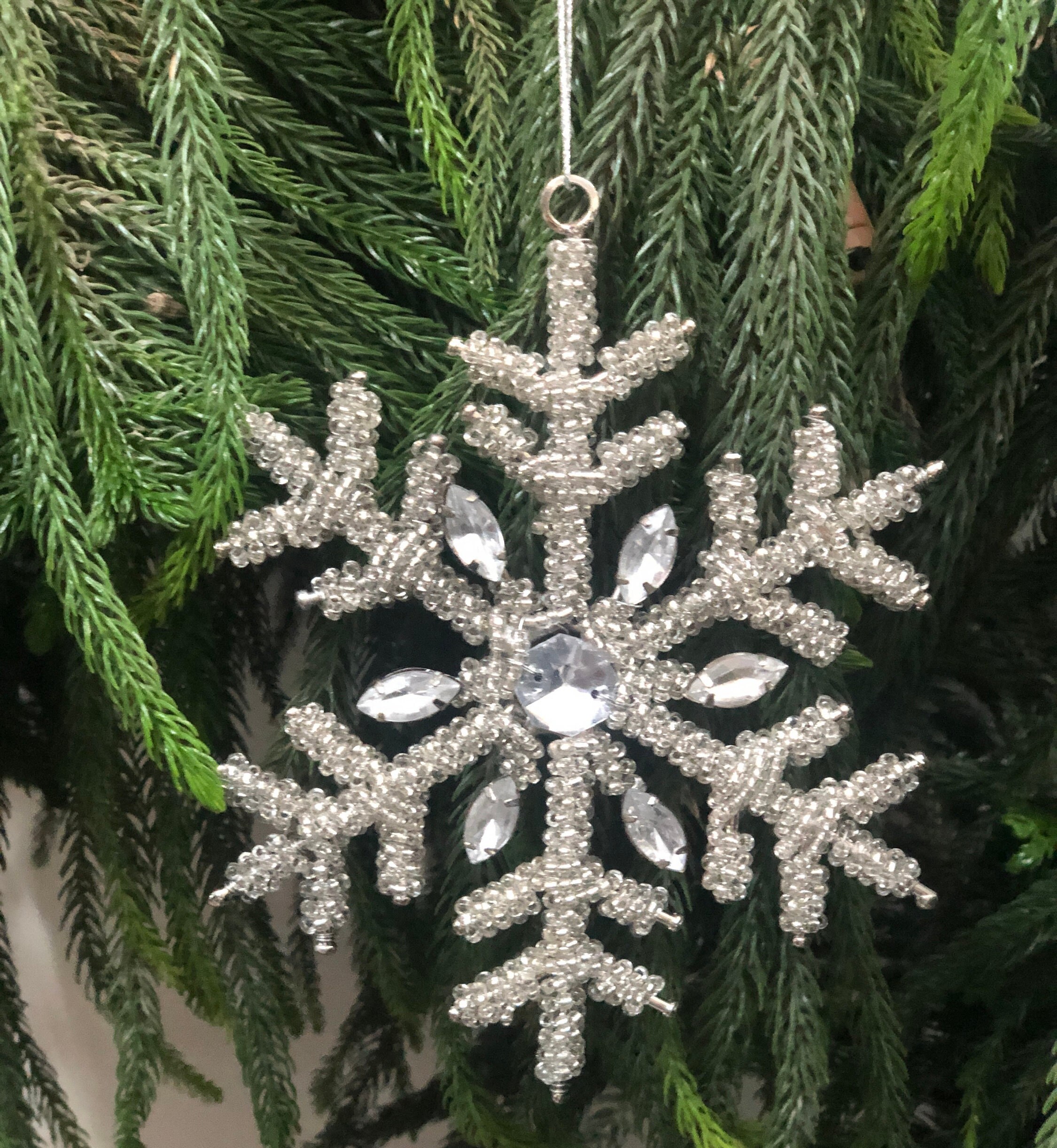 Breloques Flocon De Neige En Argent, Bijoux D'hiver à Faire