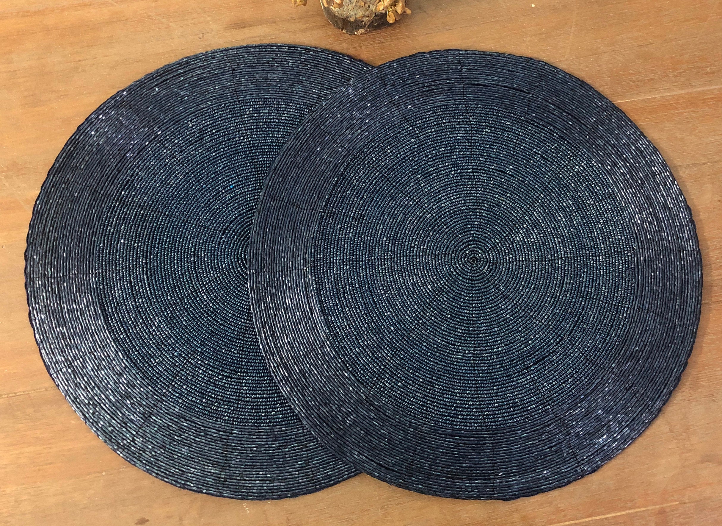 Handmade Beaded Charger Placemats Housewarming Gift Set Etsy