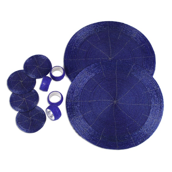 Beaded Placemats and Coasters Etsy