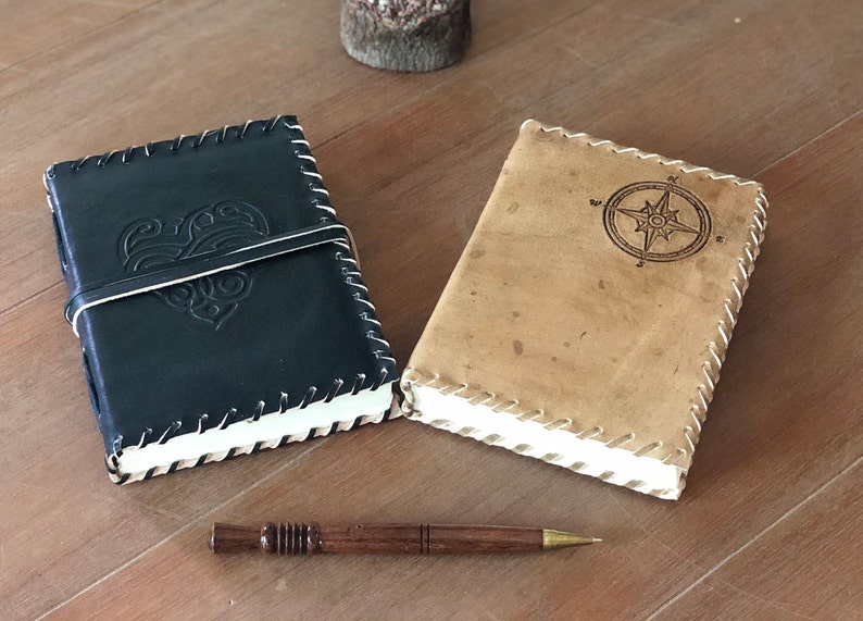 Master Piece Crafts Handmade Paper Leather Journal, Notebook, Handmade Journal, Writing Journal, 7x5 Inches Personal Journal, Gift for Writers, Ready to Ship