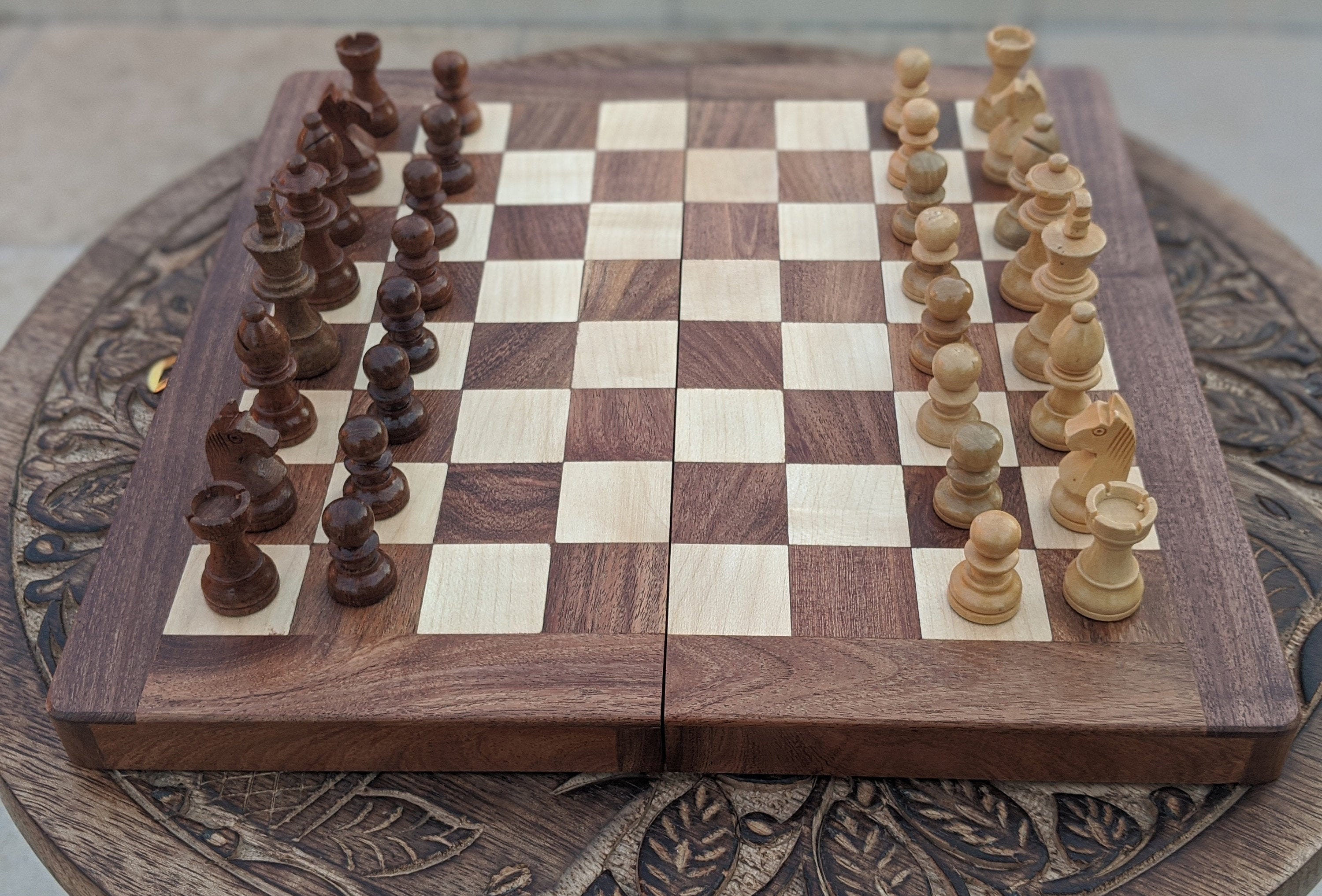 custom made travel chess