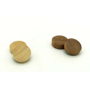 Sycamore & Mahogany Wooden Draughts Set - 480mm Board With Solid Brass Gold & Silver Pieces