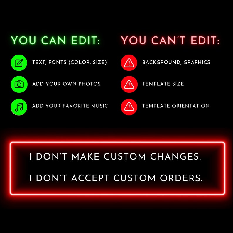 Self-Edit Video Party Invitation Editable Template