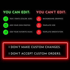 Self-Edit Video Party Invite Editable Template