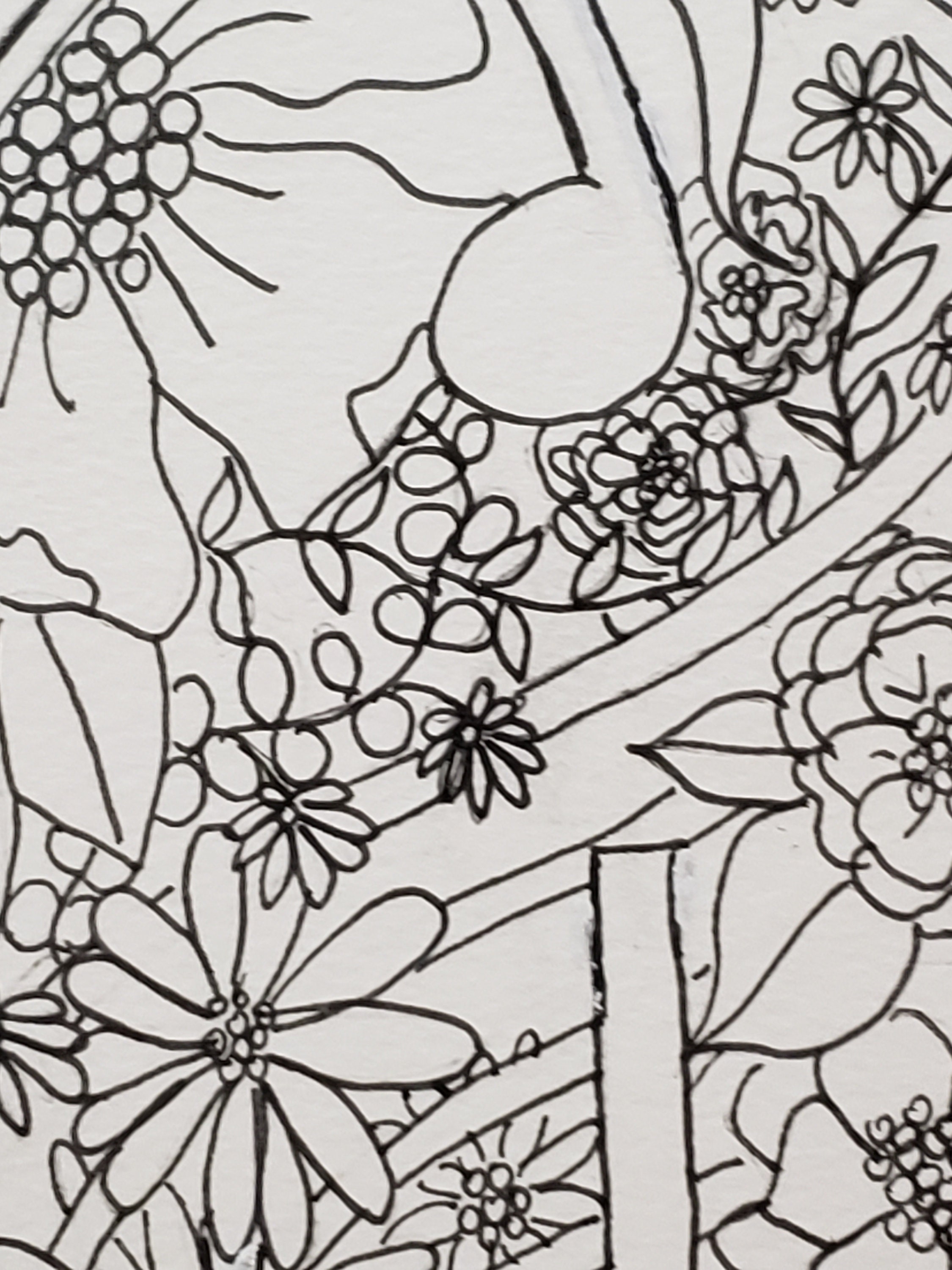 PRINTABLE COLORING PAGE Music Themed Pdf Jpeg - Etsy Canada