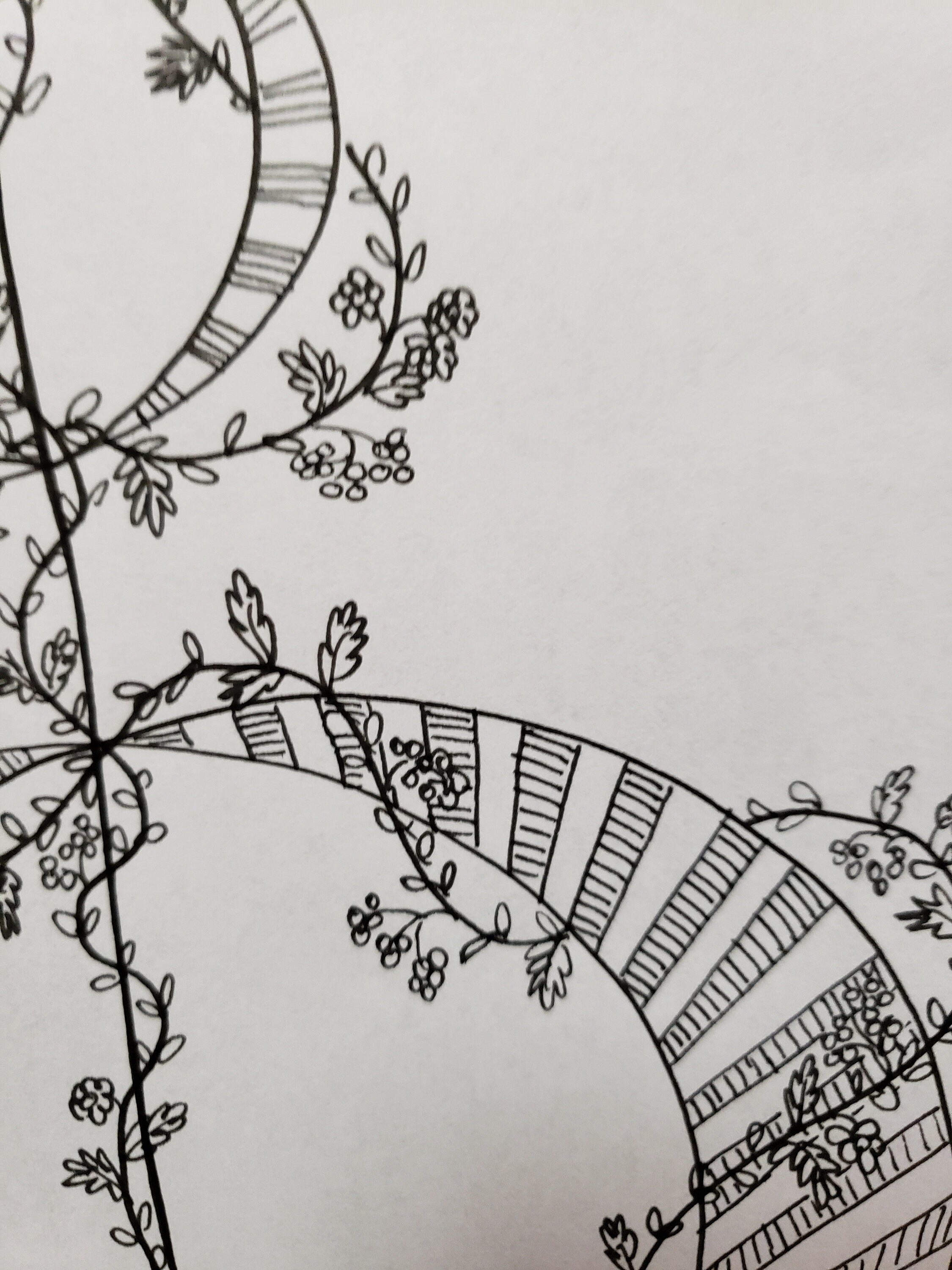 PRINTABLE COLORING PAGE Treble Clef - Etsy