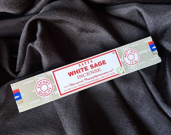 White Sage Incense Sticks Satya