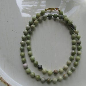 Australian Butter Jasper Necklace unique, gift for her, distinctive, fashionable, versatile, women's, birthday gift, last minute gift, chic