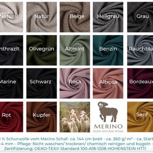 WOOLISTIC - Minimalist outdoor sweater with stand-up collar, available in Merino wool and wool, breathable, robust & water-repellent image 10