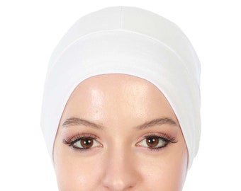 Instant Turban Cotton Head Scarf Lightweight Chemo Headwear Cancer Cap
