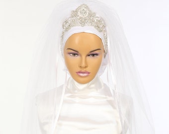 scarf bridal