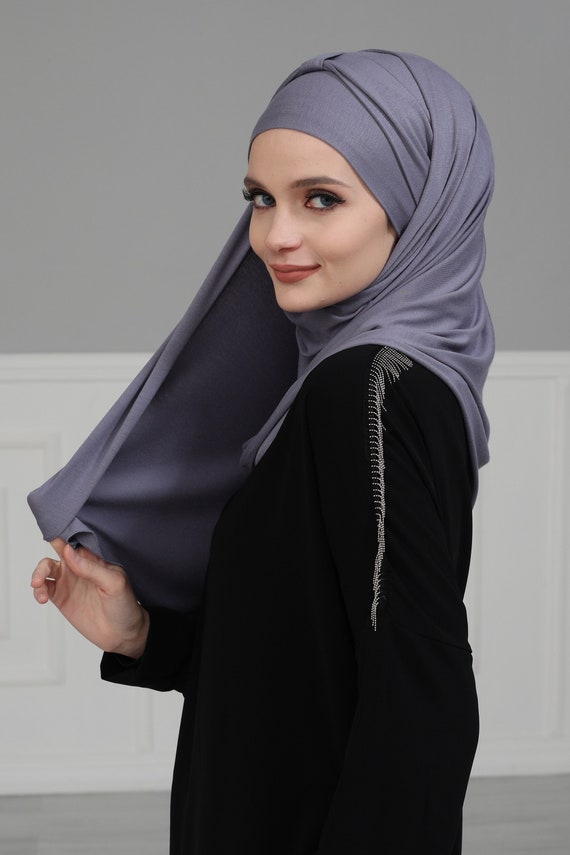 cotton scarf with cap for ladies