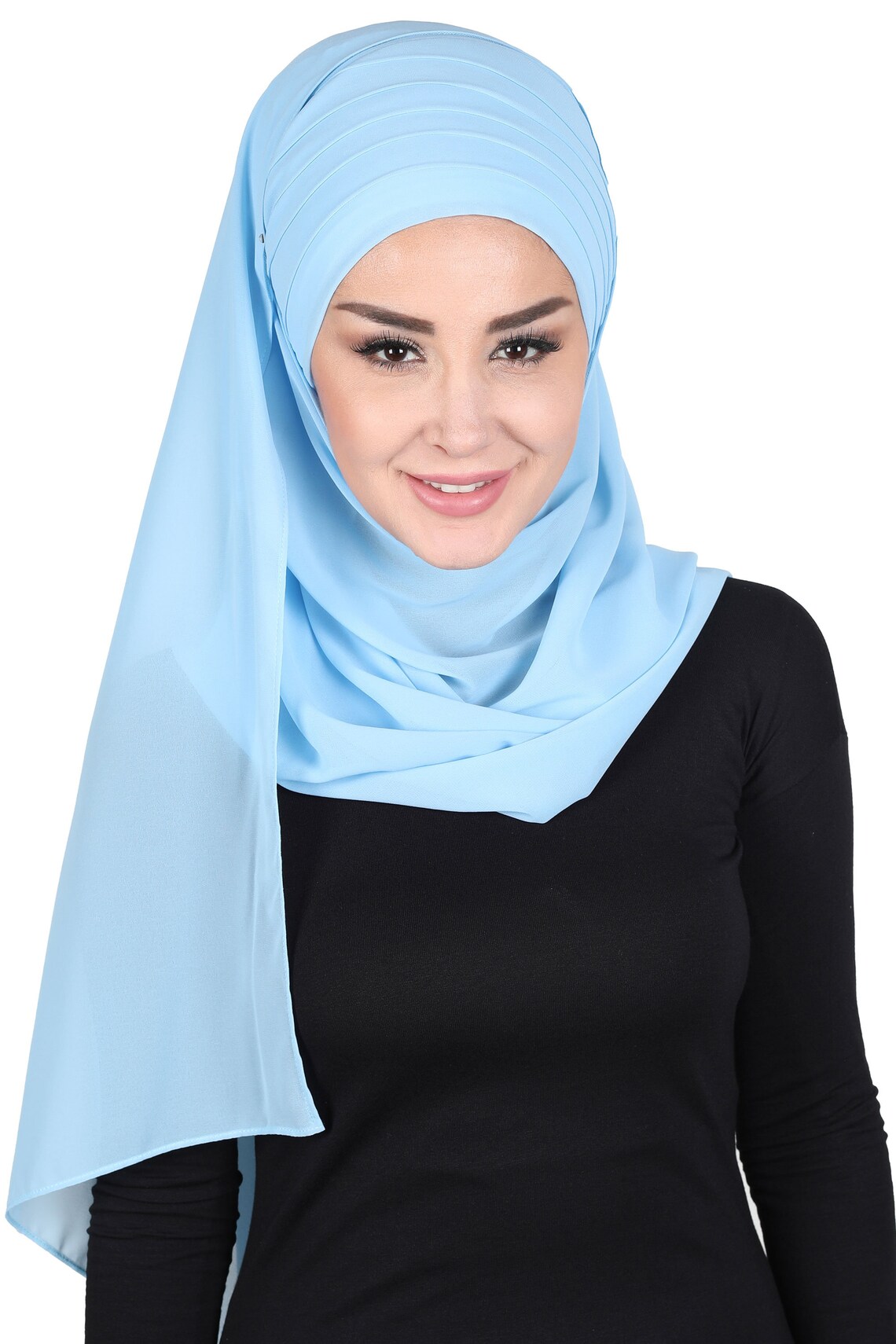 shawl instant chiffon