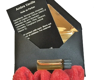 Ambre Vanille, Huile de Parfum - Natural Perfume Sample, MW Perfumes