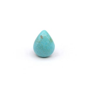 6.8ct natural turquoise pear cabochon