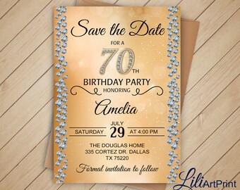 70th Birthday Save Etsy 70th Birthday Save Etsy
