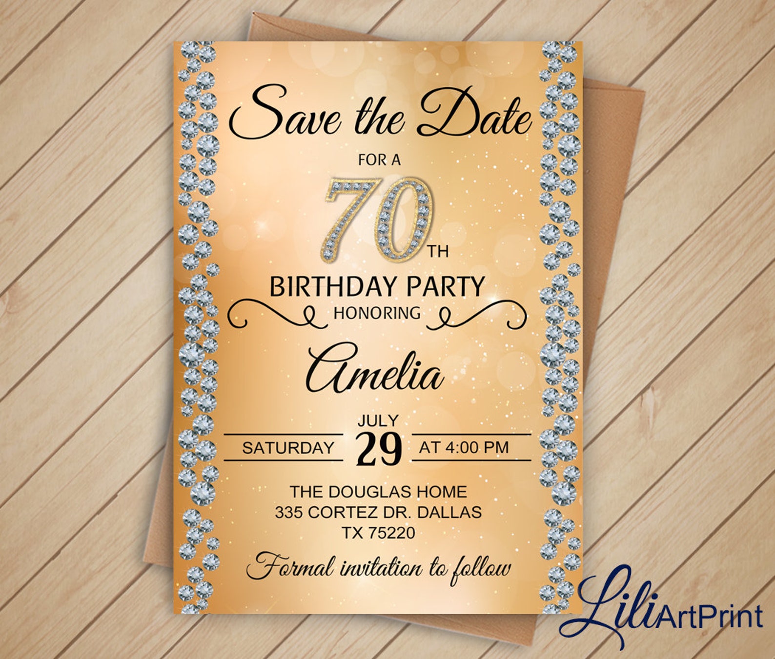 save-the-date-brilliants-70th-birthday-invitation-surprise-etsy