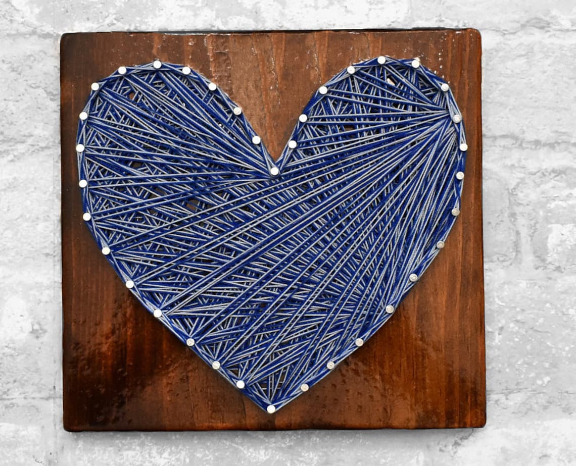 Wooden Heart String Art Kit - wide 6