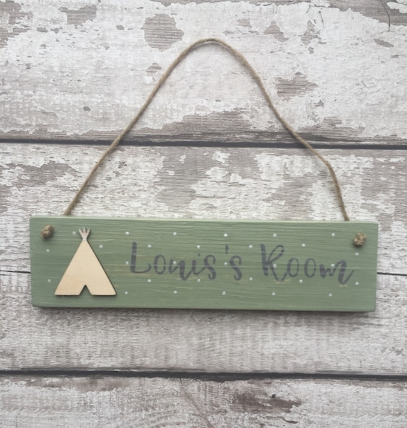 Personalised Kids Door Sign Childrens Bedroom Door Sign Hanging Plaque Kids Name Plaque Personalized Sign Girls Room Boys Room