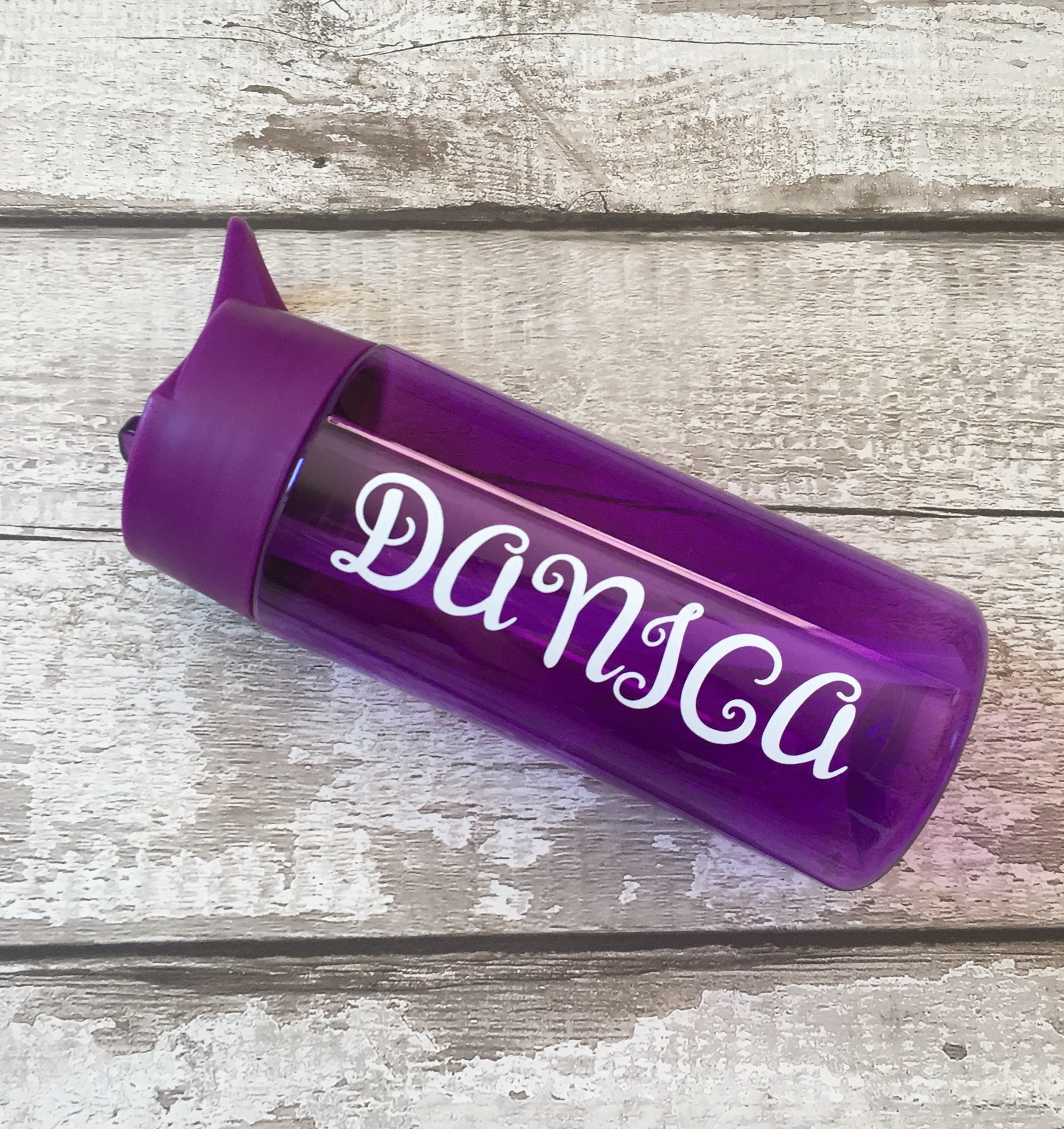 Personalised Name Water Bottle Vinyl Name Sticker Bottle Etsy