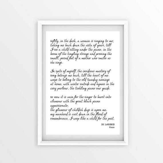 Poetry Quote Print Minimalist Wall Art RM DRAKE POEM FREE POSTER WITH ...