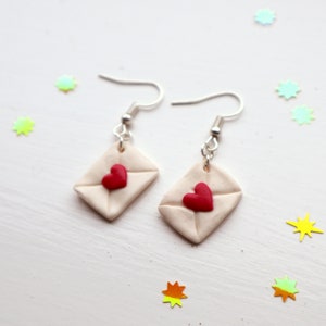 Handmade Love Letter Earrings image 5