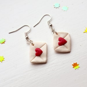 Handmade Love Letter Earrings image 6