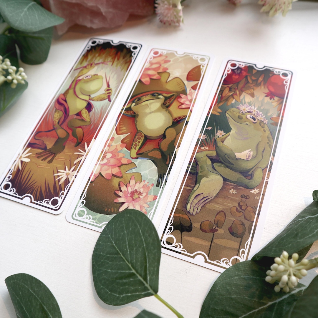 Frog Bookmarks - Etsy