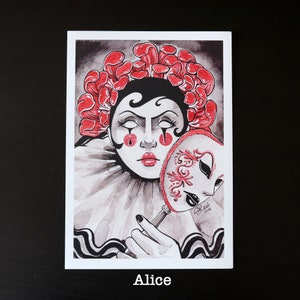 Spooky Clown PRINTS Alice