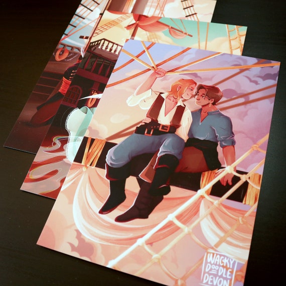 Bisexual Pirates Art Prints Etsy