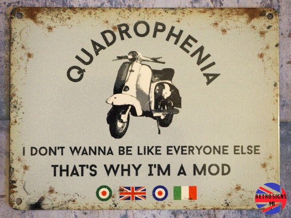 Quadrophenia Jimmy Zitat Blechschild Lambretta Vespa Moped Etsy