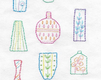 Vases Collection Beginners Embroidery Kit