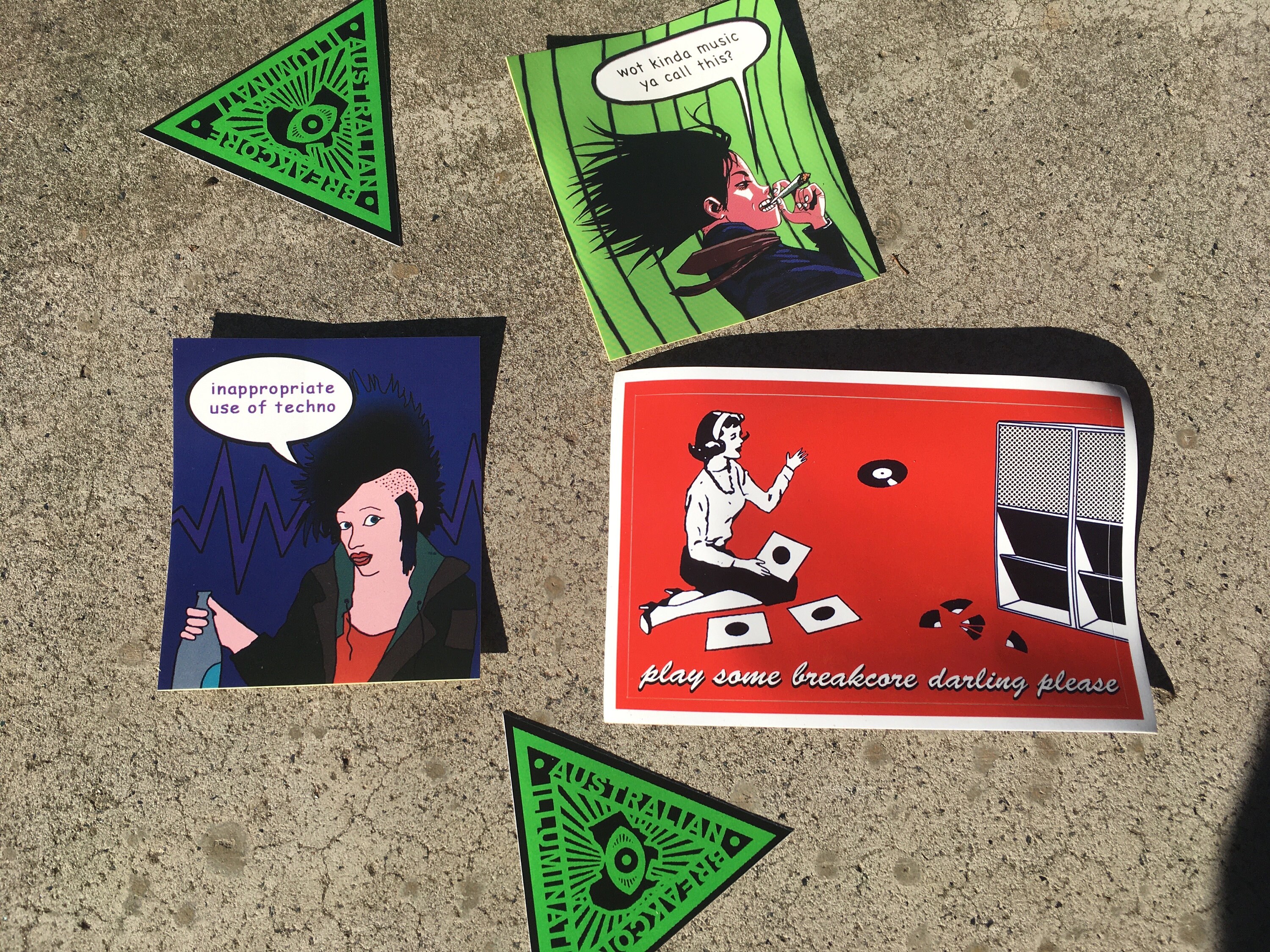 Breakcore Sticker Pack - Etsy