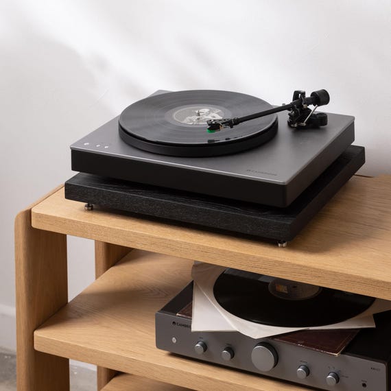 Black Ash Noise Isolation Platform - Handcrafted Vibration Control