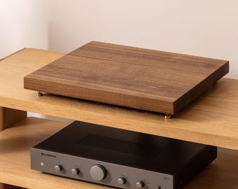 Walnut Noise Isolation Platform: HiFi System Vibration Control