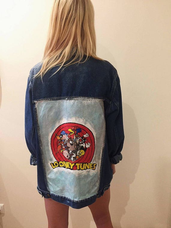 looney tunes denim jacket