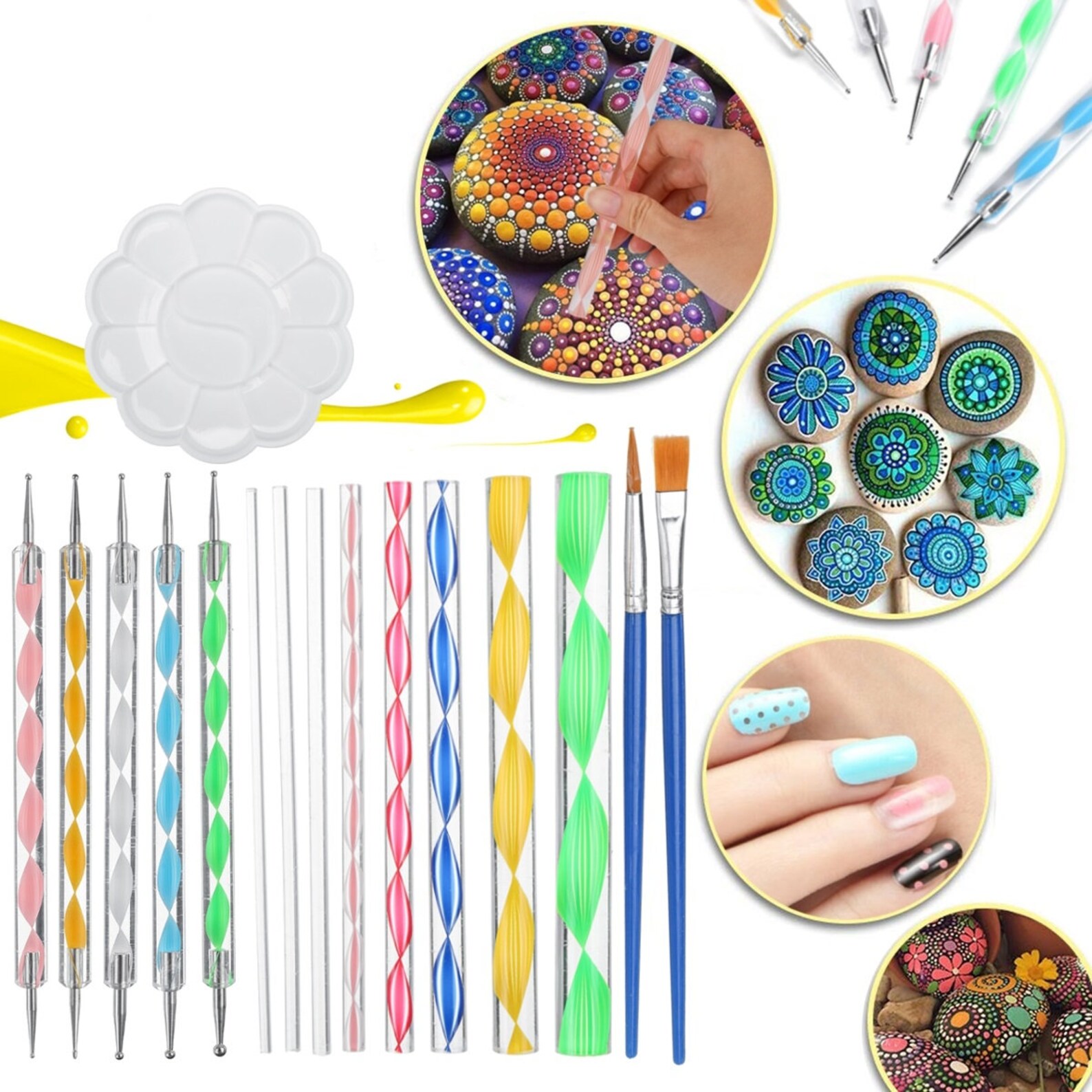 Mandala Dotting Tools16pcs Mandala Dotting Tools Set Nail Etsy
