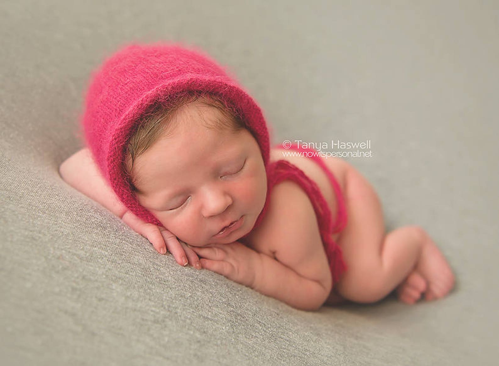 PDF Knitting Pattern Newborn Photography Prop Baby Bonnet / - Etsy