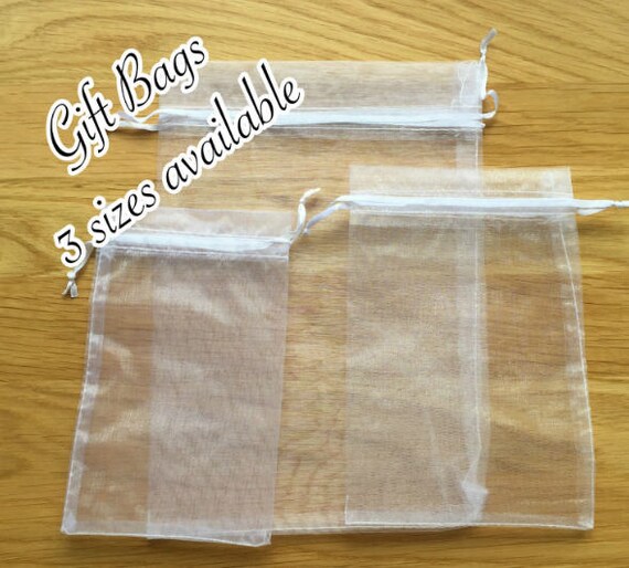5 Extra Large Organza Gift Bags 17 x 23 CM & Smaller Sizes Etsy
