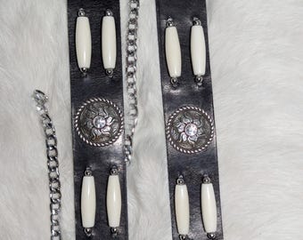Authentic handmade boot straps.