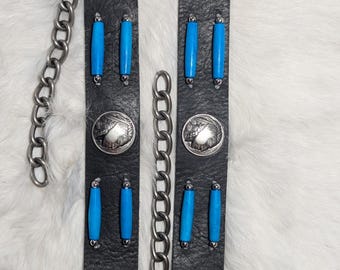 Authentic handmade boot straps.