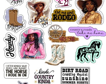 This Ain’t Texas Sticker Pack - Black Girl Stickers - Handmade African American Stickers - Black Woman Planner Stickers