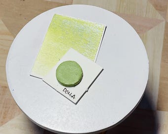 Dolla-  Green Watercolor - Handmade Watercolor Pan -  Green Watercolor Paint - Watercolor