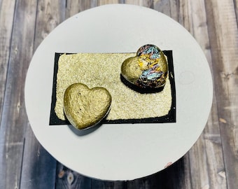 Gold Mine - Metallic Gold Handmade Watercolor Paint Pans - Glitter Paint - Diamond Flakes