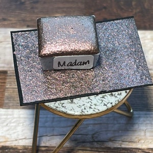 Madam - Handmade Watercolor Paint Pans - Metallic Watercolor - Glitter Watercolor Paint - Calligraphy