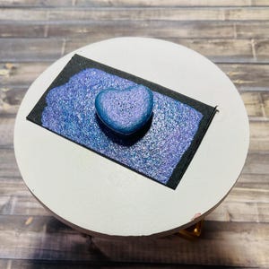 Bliss - Handmade Blue Watercolor - Metallic Blue Watercolor Paint - Duo Tone Blue Handmade glitter Watercolor - Mica Watercolor