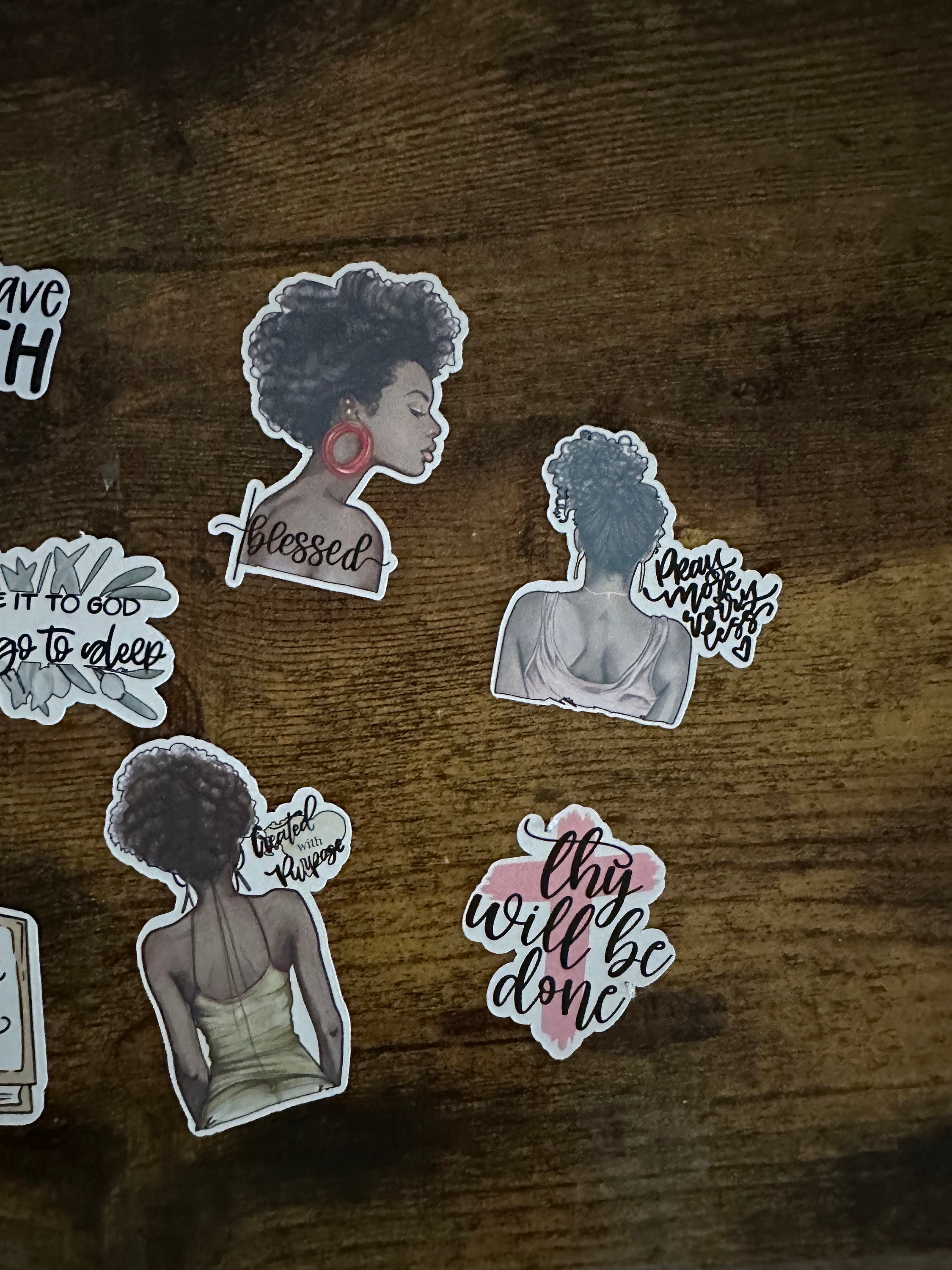 First Lady Sticker Pack - Black Girl Planner Stickers - Black Woman ...
